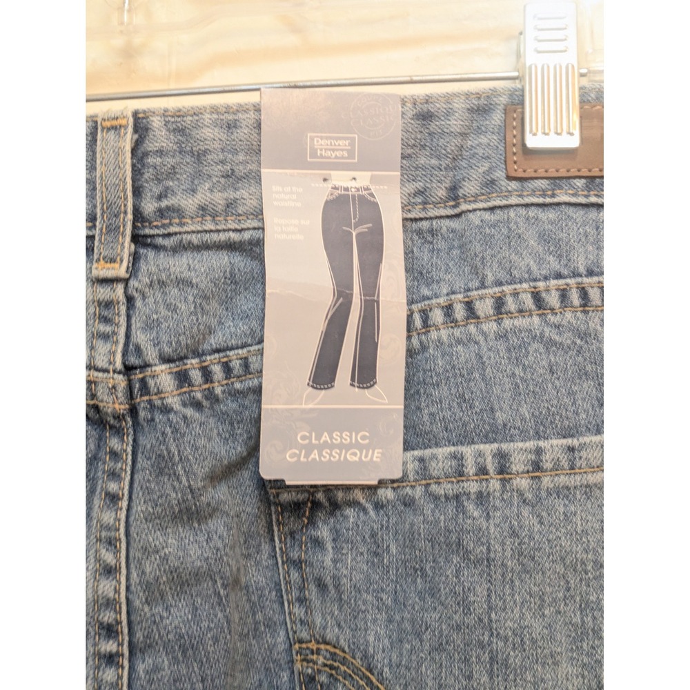 Denver Hayes Jeans Women's 12x32 Blue Straight Leg Classic Denim Canada - Picture 8 of 14